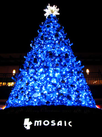 神戸ハーバーランド モザイクのクリスマスツリー
