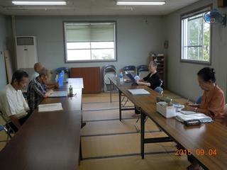 江藤先生による吟詠教室は毎週金曜日に行われています