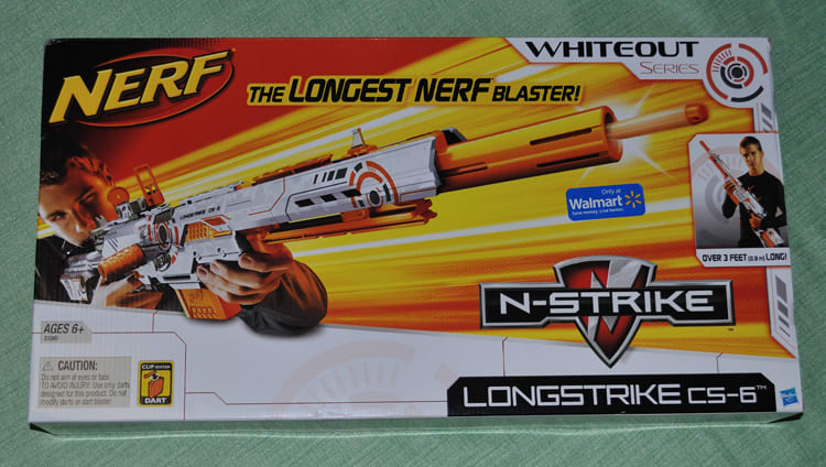 Nerf WHITEOUT Series LONGSTRIKE CS-6を入手しました - encounter.dat