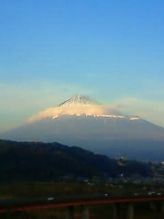 帰りは富士山を見ながら