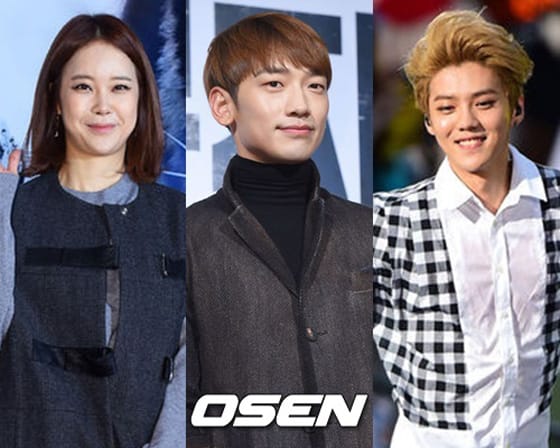 Rain、ピ、ペク・チヨン、LUHAN