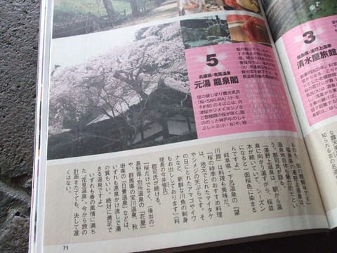 週刊現代 3月29日号 花見温泉
