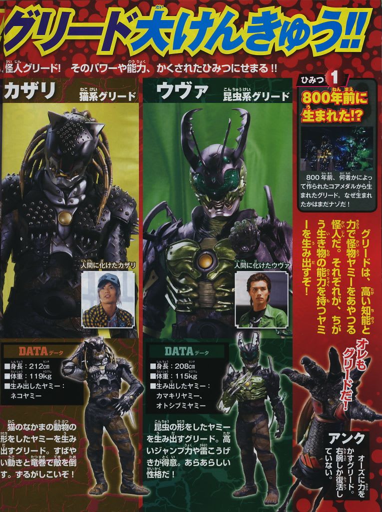 仮面ライダーオーズ情報 Opus Magnum