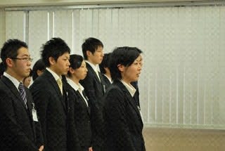 代表学生からのご挨拶です。