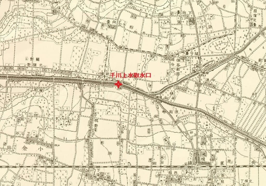 旧千川上水取水口跡 - 武蔵境散歩道 旧千川上水取水口跡 - 武蔵境散歩道