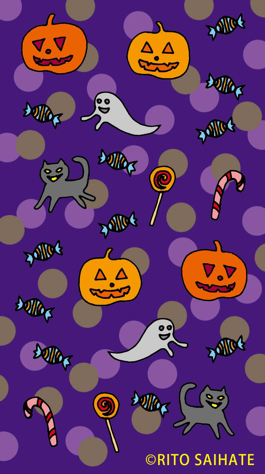 Iphone6 待ち受け画像 ハロウィン Halloween さいはてりとのギャラリー