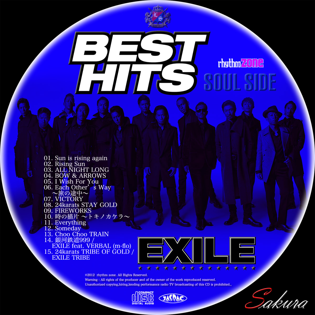 EXILE BEST HITS -LOVE SIDE / SOUL SIDE- - sakuralabel
