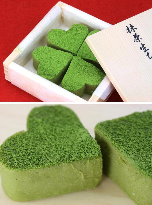 抹茶ハート生チョコ