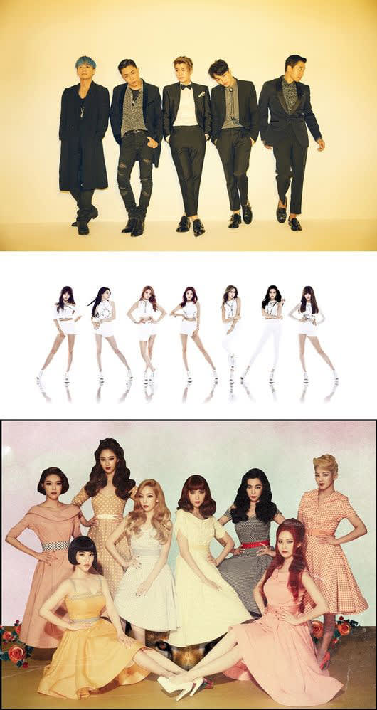 Sechs Kies、I.O.I、少女時代、SNSD