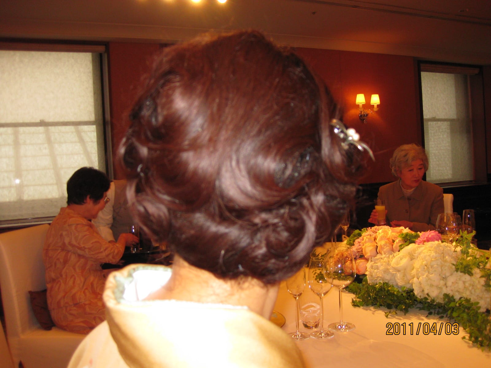 結婚式 髪型 着物 ミディアム