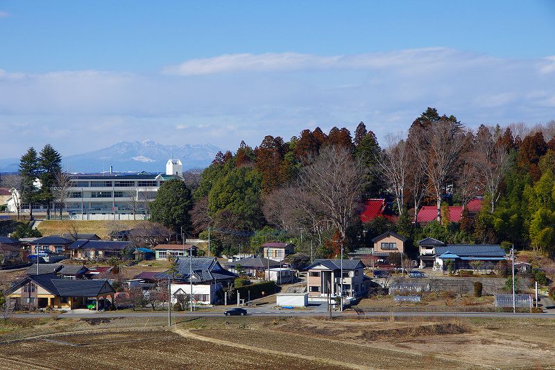 益子町 御城山からの風景 26.2.22 栃木の木々 益子町 御城山からの風景 26.2.22 栃木の木々