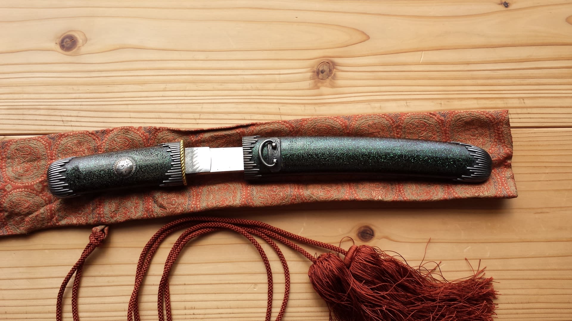 お守り刀ー懐剣（菊） - うっさの独り言ーー日本刀大好きオヤジのひとりごと