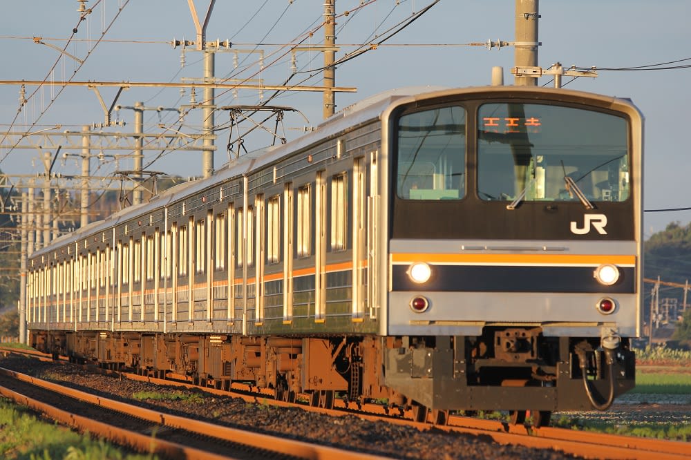 転属からの復帰205系 京阪神緩行色からスカイブルーの帯色へ - NRSのブログ