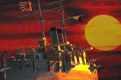 完全復刻『少年倶楽部』附録大模型 軍艦三笠 少年倶楽部附録大