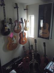 ギター,ギブソン,エレキギター,趣味,インテリア,引っ越し,新築戸建,防音カーテン