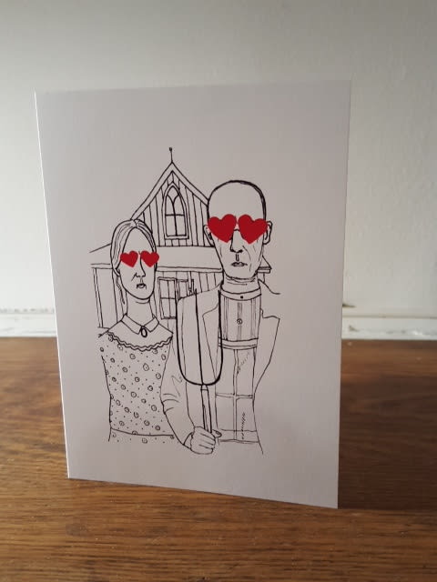 ハルカデザインのバレンタインのカード  