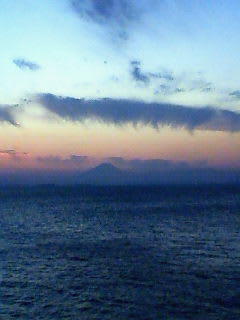 富士山が大きく見えたので