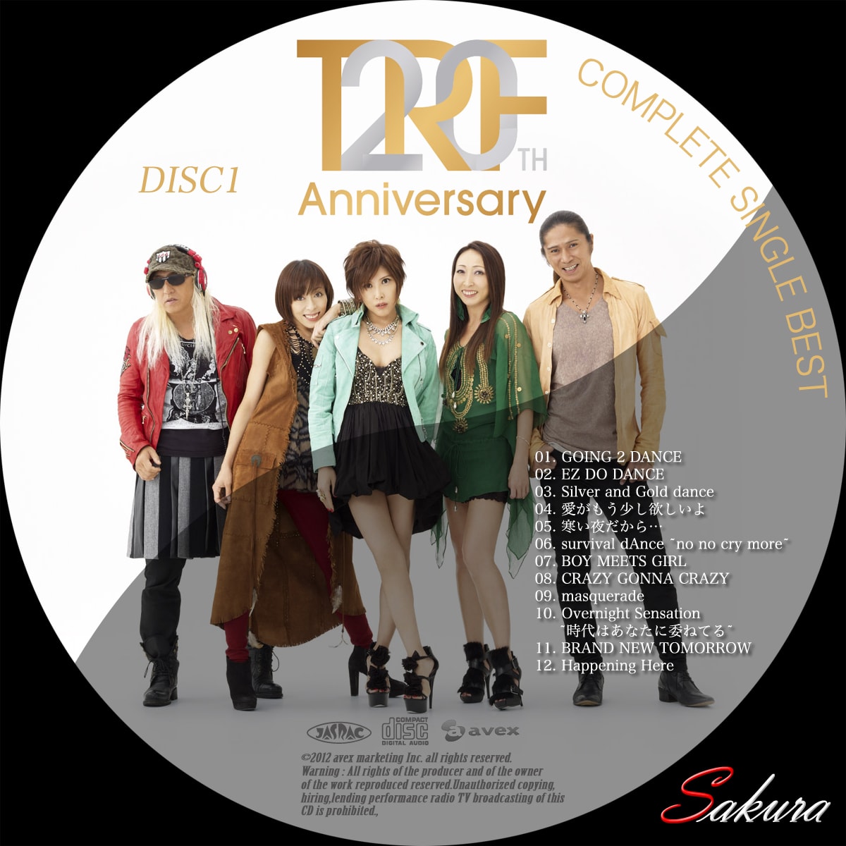 TRF 20TH Anniversary COMPLETE SINGLE BEST - sakuralabel