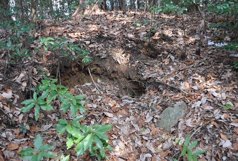 天井山11号墳開口部?