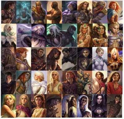 Image is about Icewind Dale Portraits Female Character.