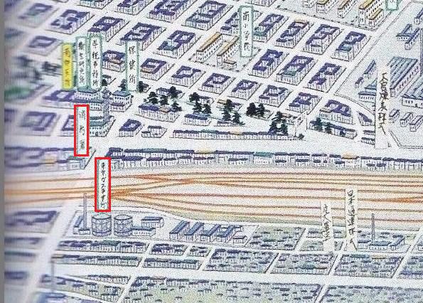 昭和32年頃大宮鳥瞰図を見る 4 咲いた万歩