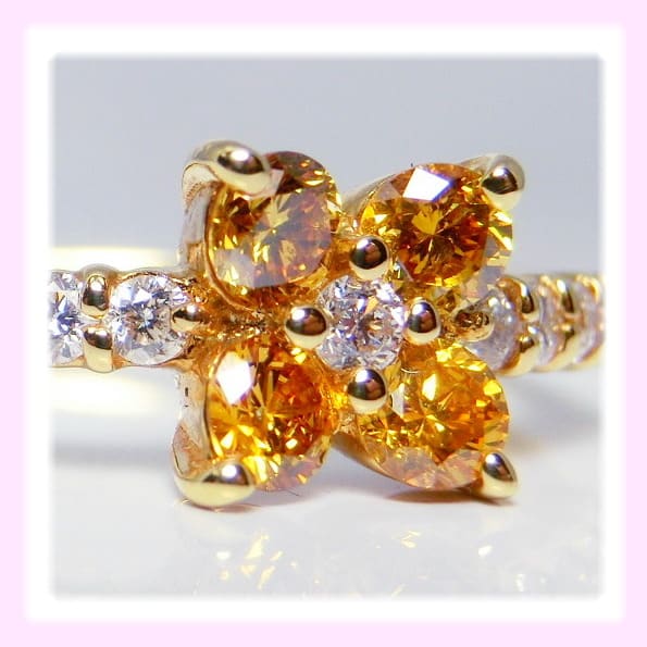 ゴールデンイエローのダイヤモンドパワーは最強！ “幸せの黄色いハンカチ”・・だから - 僅かな三日月の光でも輝く価値ある美しい希少宝石のご紹介