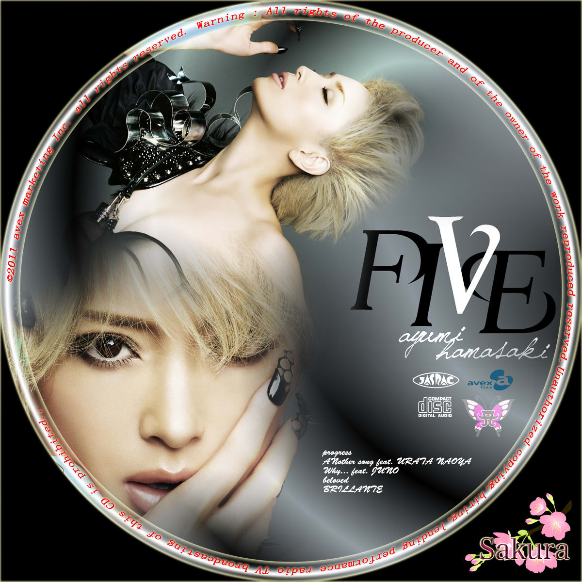 浜崎あゆみ / NEW MINI ALBUM 『FIVE』 - sakuralabel