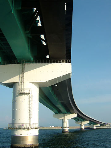 神戸港とポートアイランドをつなぐ連絡橋