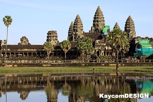 無料ジグソーパズルに カンボジアのアンコールワット 掲載 世界の写真 イラスト素材 商用利用可能