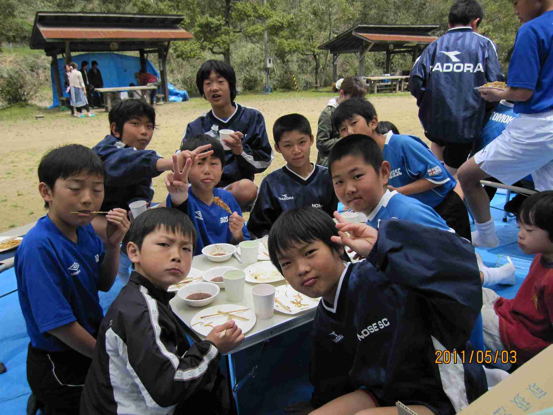 2012年U10バーベキュー 親子サッカー&バーベキュー大会 (5/3) - 能瀬サッカースポーツ少年団