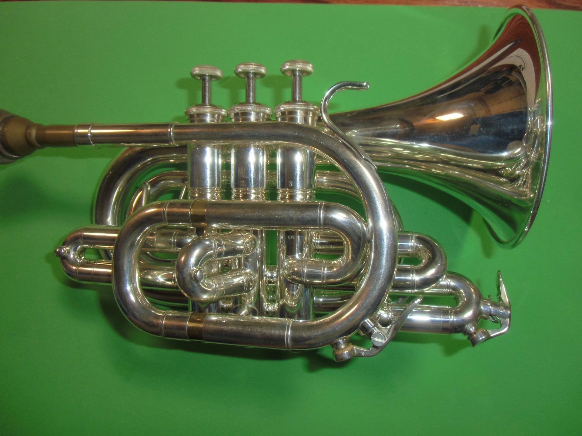 Bb Pocket Trumpet Bb ポケット トランペット Sky社 Gold並行輸入