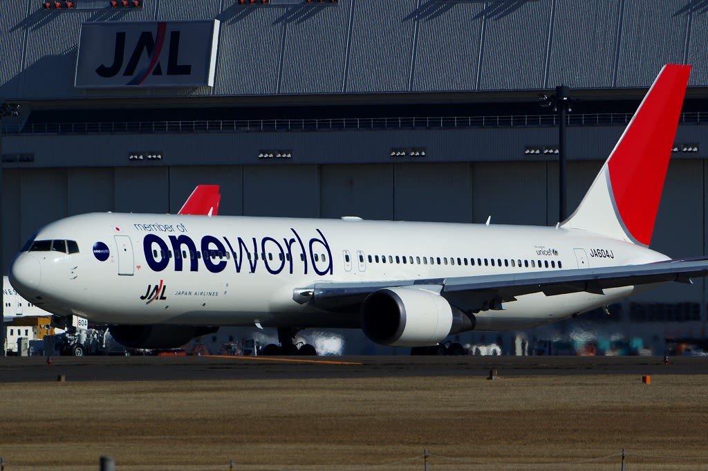 2009年2月1日:成田空港・JALワンワールド特別塗装機 - 飛行機さ 2009年2月1日:成田空港・JALワンワールド特別塗装機 - 飛行機さ