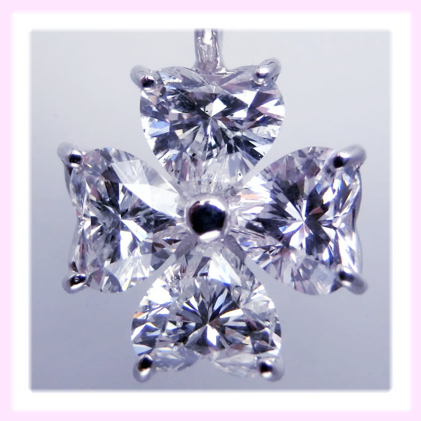 ハートシェイプダイヤモンド1ctプラチナペンダントのお勧め品 - 僅かな三日月の光でも輝く価値ある美しい希少宝石のご紹介と愉しいデザイン