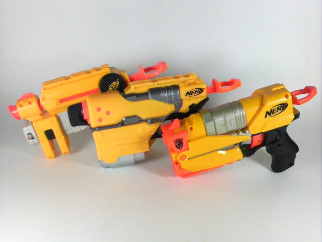 絶妙なデザイン NERF N-STRIKE SWICH SHOT EX-3 ２個セット revecap.com