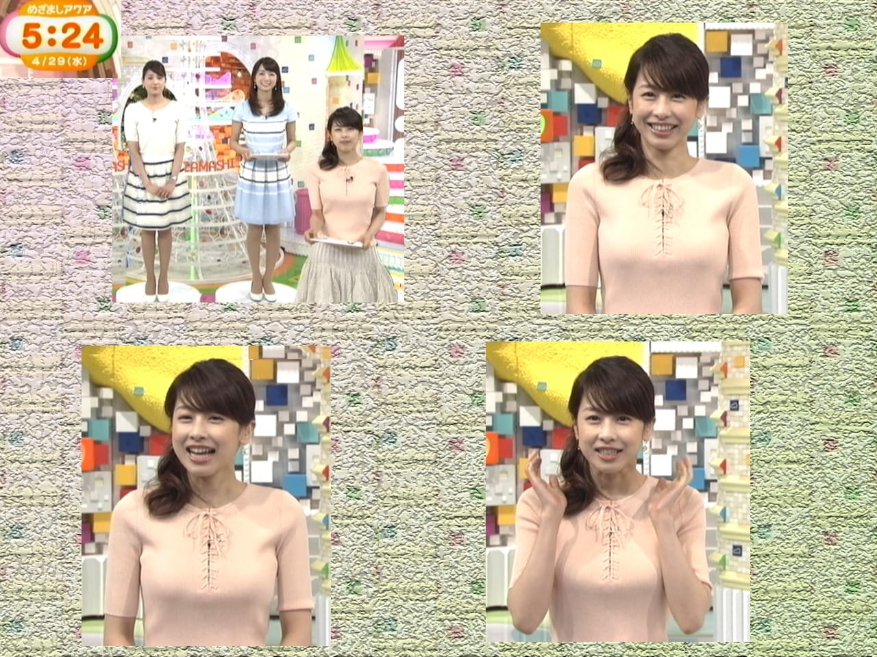 加藤綾子　胸 加藤綾子 クッキリ・バスト - アナレタッチ２