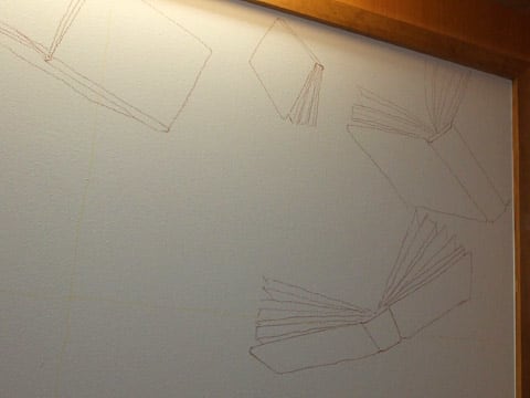 絵本ルームの壁画