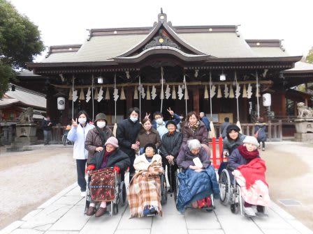 1月15日　八坂神社に初詣