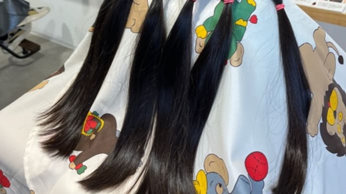 ヘアドネーションのお客様(ビオス店)
