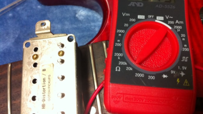 WASHBURN MG-700 リアPUをDUNCAN TB-4に交換してみた!
