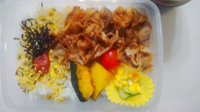 長男お弁当(10/17)