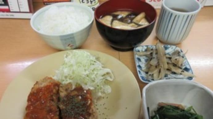 「ほたる2号館」の日替わりランチは、フライパンミートローフ(ミートソース)