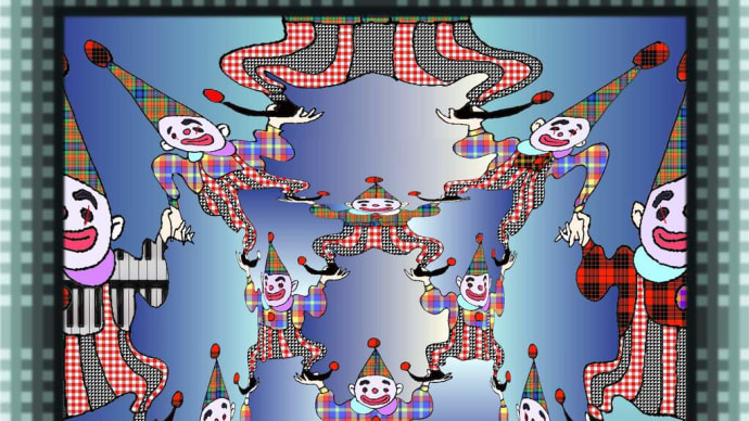 Pierrot(From Connecting Coloring Line Drawings) 6232/ピエロ(つながる塗り絵線画より)