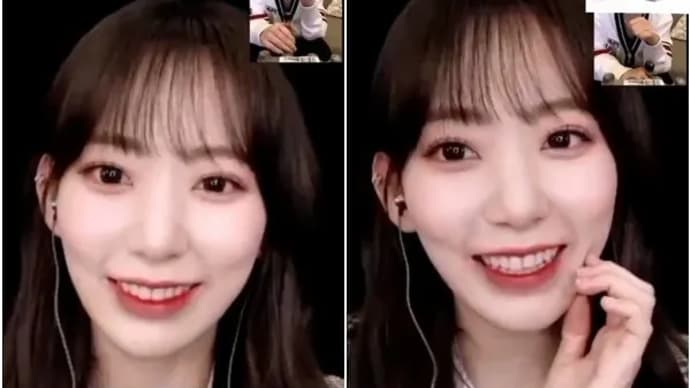 From "Sakura's answer" at the video conference (IZONE)