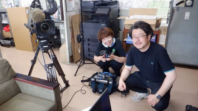 東日本放送『チャージ』「みやぎタイムトラベル」取材