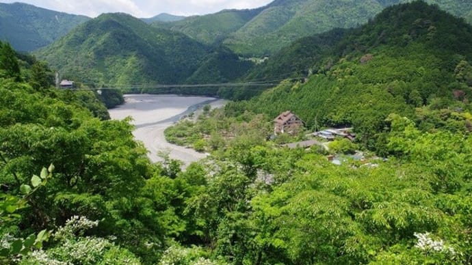 続 十津川は緑満載の風景/大塔町から十津川村へ