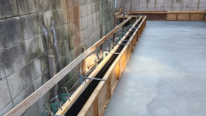 物置小屋基礎工事