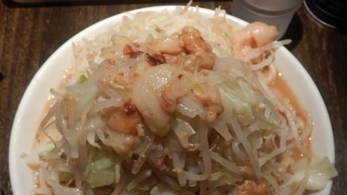 豚仙人　藤沢北口店　[藤沢市]　/　国産豚小ラーメン + みそ変更 + しょうが + 生たまご