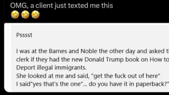We Ordered Get The Fuck Out Of Here By Trump. 😀😃😄😁😆😅😂🤣😈🤡📖📕📗📘📙📒