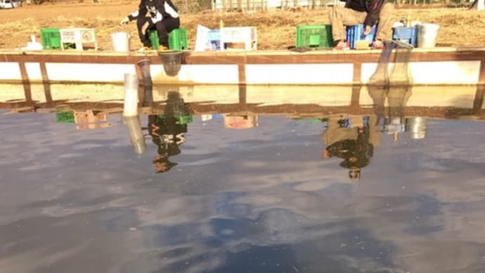 真冬の釣り