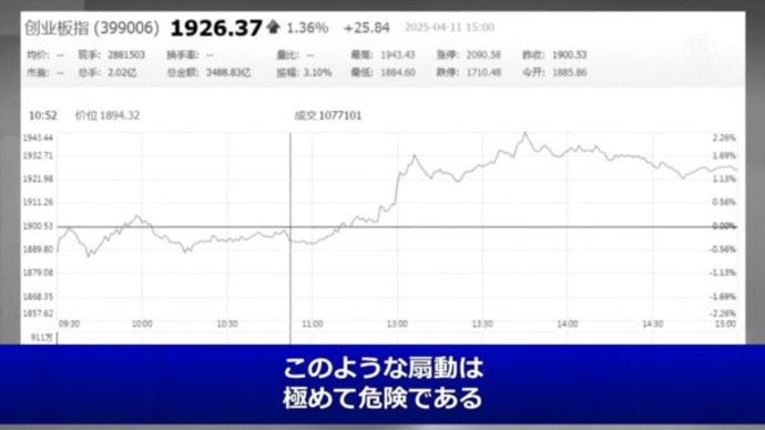 中国国内向け宣伝が愛国心を煽り株式投機奨励 専門家は「非常に危険」と警告
